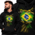 BLUZA Z KAPTUREM SPORTY WALKI  BRAZILIAN